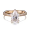 Additional product photograph showing the ring design, setting and band.
