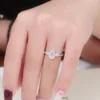 Pear Lab-Grown Diamond Solitaire Ring, product view 4.