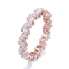 Additional product photograph showing the ring design, setting and band.