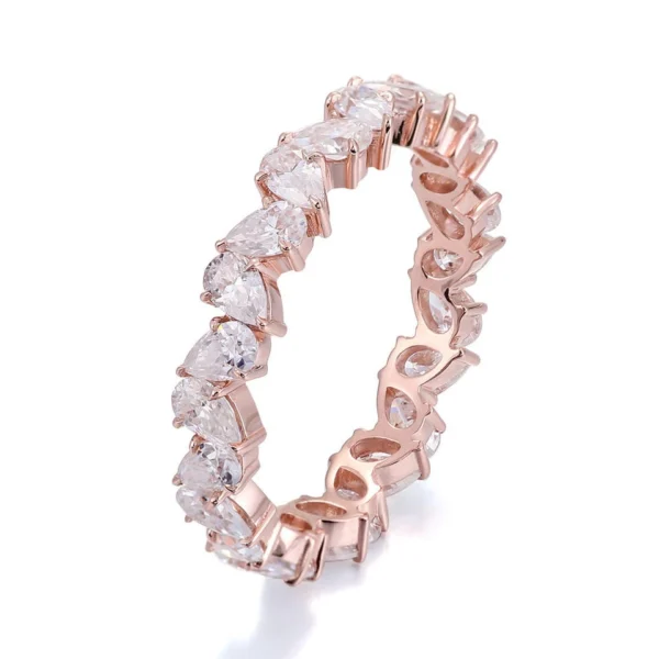 Additional product photograph showing the ring design, setting and band.