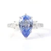 Additional product photograph showing the ring design, setting and band.