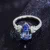 Additional product photograph showing the ring design, setting and band.