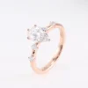 Additional product photograph showing the ring design, setting and band.