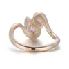 Additional product photograph showing the ring design, setting and band.