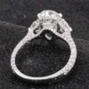 Additional product photograph showing the ring design, setting and band.
