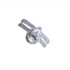 Pear Moissanite Ring in 925 Sterling Silver shown in the product photograph.