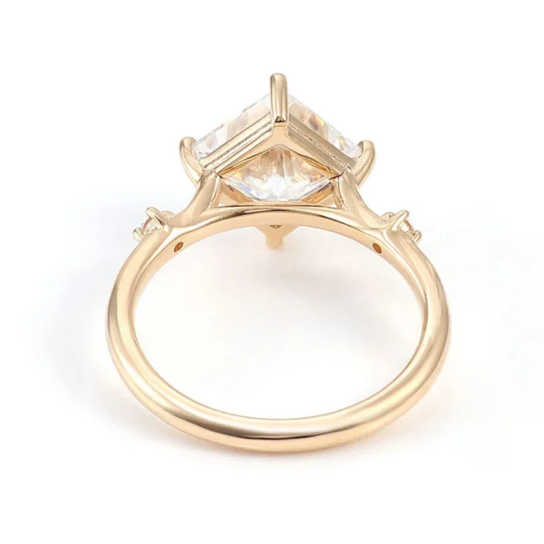 Additional product photograph showing the ring design, setting and band.