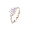 Additional product photograph showing the ring design, setting and band.