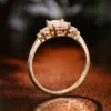 Additional product photograph showing the ring design, setting and band.