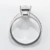 Additional product photograph showing the ring design, setting and band.