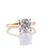 Additional product photograph showing the ring design, setting and band.