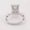 Additional product photograph showing the ring design, setting and band.