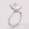 Additional product photograph showing the ring design, setting and band.