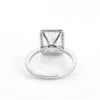 Additional product photograph showing the ring design, setting and band.
