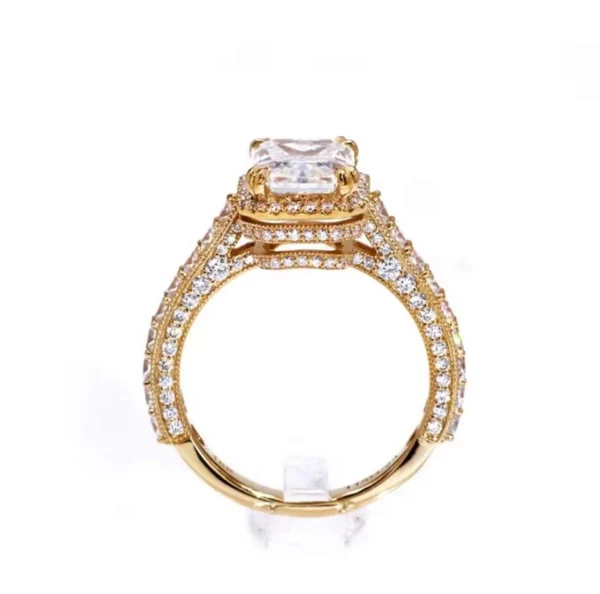 Additional product photograph showing the ring design, setting and band.