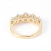 Additional product photograph showing the ring design, setting and band.