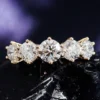 Product photograph showing the five-stone ring.