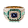 Additional product photograph showing the ring design, setting and band.