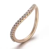 Additional product photograph showing the ring design, setting and band.