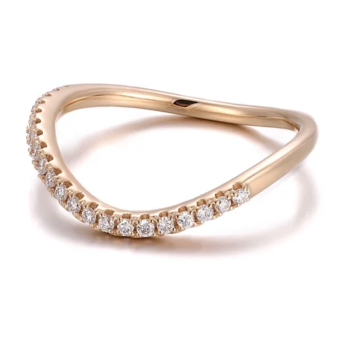 Product photograph showing the chevron ring.