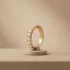 Additional product photograph showing the ring design, setting and band.
