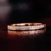 Additional product photograph showing the ring design, setting and band.