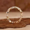 Additional product photograph showing the ring design, setting and band.