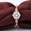 Additional product photograph showing the ring design, setting and band.