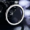 Additional product photograph showing the ring design, setting and band.