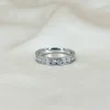 Round Lab-Grown Diamond Ring in Gold shown in the product photograph.