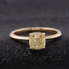 Additional product photograph showing the ring design, setting and band.