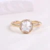 Round Lab-Grown Diamond Solitaire Ring in 14K Solid Gold shown in the product photograph.