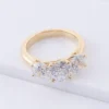 Additional product photograph showing the ring design, setting and band.