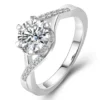 Additional product photograph showing the ring design, setting and band.