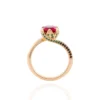Additional product photograph showing the ring design, setting and band.
