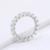 Additional product photograph showing the ring design, setting and band.