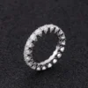 Additional product photograph showing the ring design, setting and band.