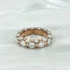 Additional product photograph showing the ring design, setting and band.