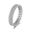 Additional product photograph showing the ring design, setting and band.
