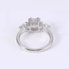 Additional product photograph showing the ring design, setting and band.