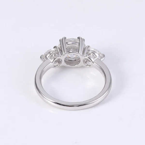 Additional product photograph showing the ring design, setting and band.