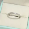 Additional product photograph showing the ring design, setting and band.
