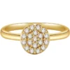 Round Moissanite Ring shown in the product photograph.