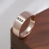 Additional product photograph showing the ring design, setting and band.