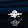 Additional product photograph showing the ring design, setting and band.