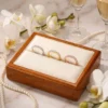 Additional product photograph showing the ring design, setting and band.