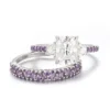 Additional product photograph showing the ring design, setting and band.