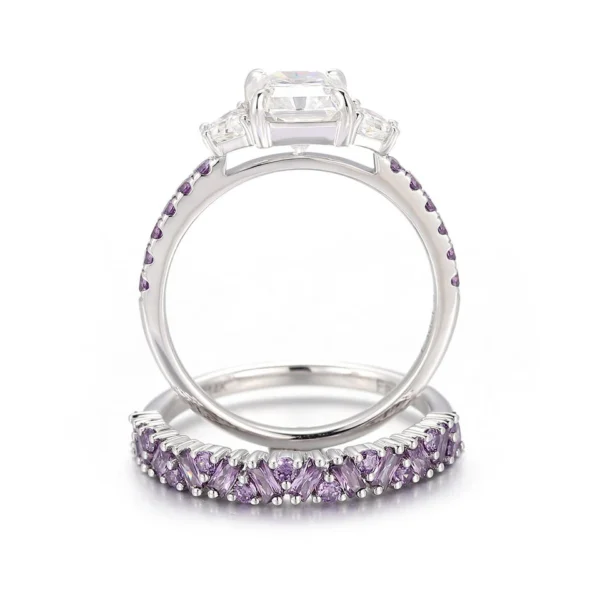 Additional product photograph showing the ring design, setting and band.