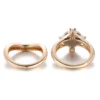Additional product photograph showing the ring design, setting and band.