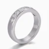 Additional product photograph showing the ring design, setting and band.